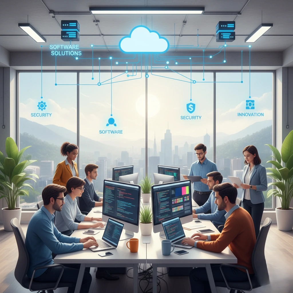 "Software development team working in Dehradun on secure and scalable software solutions"