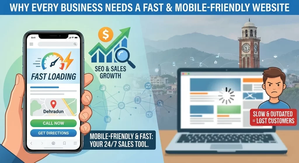 Website Development in Dehradun, mobile friendly Website Development in Dehradun