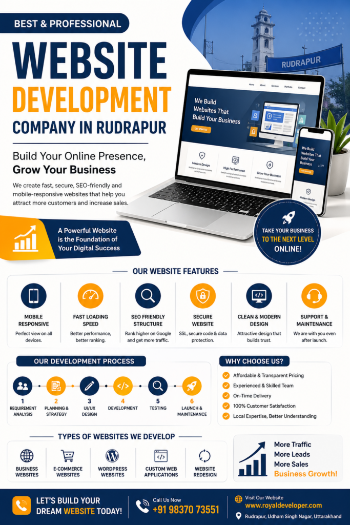 Website Development Company in Rudrapur
